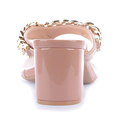 Tamanco Marilí 307-03638 Verniz Nude Nude - 36