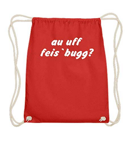 Sac de gym en coton rouge idéal pour vos séances de fitness et randonnées