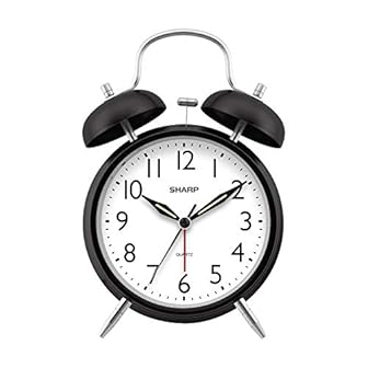 Sharp Twin Bell Quartz Analog Alarm Clocks product Sharp Twin Bell Quartz Analog Alarm Clocks product image