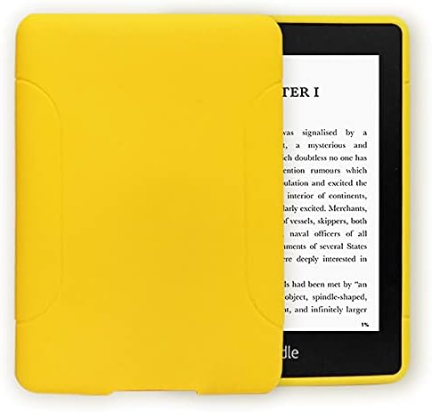 Chineestyle Case for All-New Kindle Paperwhite (11th Generation, 2021 Release) - Slim Fit TPU Gel Protective Cover Case for All-New Kindle Paperwhite E-Reader 6.8" (Yellow)