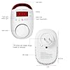 Combination Gas & Carbon Monoxide Detectors Plug in, 2-in-1 Natural Gas Detector & Carbon Monoxide Alarm, CO Detector Alarm & Propane, Methane, Explosive Gas Detector for Home,RV,Easy to Install
