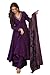 The Red Lion Enterprise Women's Designer Straight Kurti pant dupatta 3pc dress partywear Salwar Suit, Purple 1, XXL