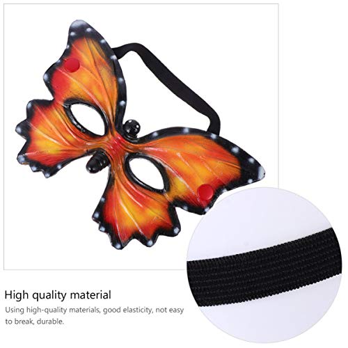 STOBOK Máscara de Borboleta de Halloween Mascarado de Festa para Os Olhos Máscara Veneziana Máscara