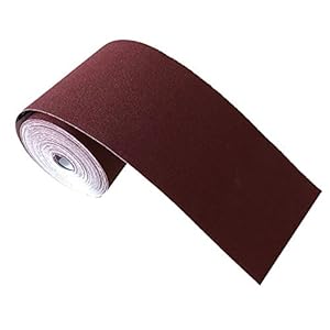 Rol schuurpapier 115 mm x 10 m, korrel 60, rol aluminiumoxide