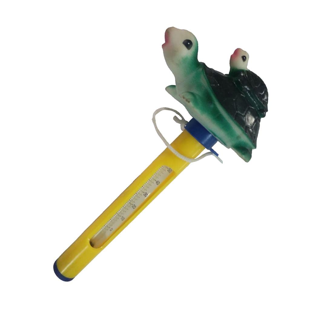 misppro New Floating Pond Thermometer Swimming Pool Temperature Monitor - Tortoise
