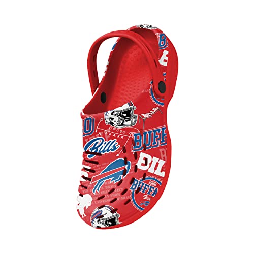 Image of FOCO Arizona Cardinals NFL Mens Historic Print Clog with Strap
