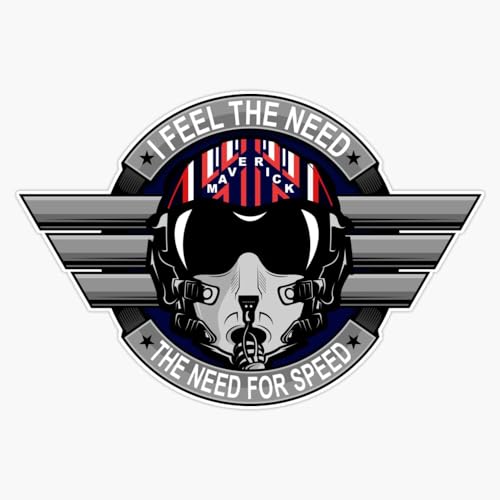 Maverick Helmet Insignia Window Bumper Sticker Decal 5