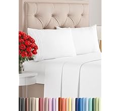 Full Size 4 Piece Sheet Set - Comfy Breathable & Cooling Sheets - Hotel Luxury Bed Sheets for Women & Men - Deep Pockets, E…