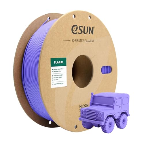 Image of eSUN PLA Filament, 3D Printing Filament 1.75mm Dimensional Accuracy + /- 0.03mm, 1kg Carboard Spool (2.2lbs) 3D Printer Filament, Very Peri