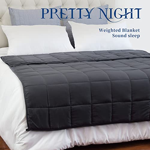 Pretty Night Weighted Blanket 12Lbs Queen Size Dark Grey 60"X80" Weighted Blankets For Adults Heavy Blanket Are Comfortable And Cozy #TOP2