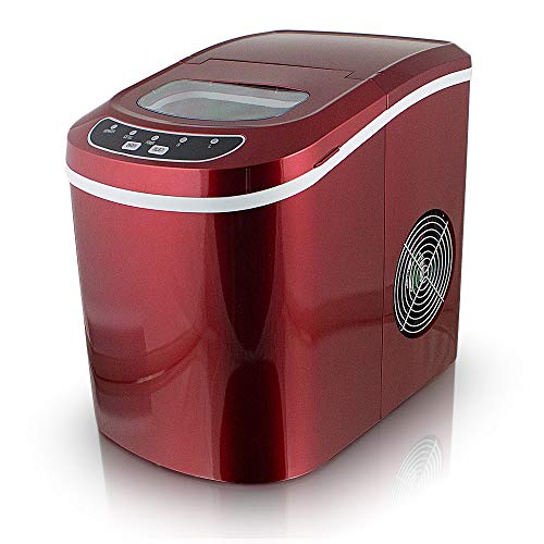 Eiswürfelmaschine Eiswürfelbereiter Eiswürfel Ice Maker EIS Maschine (Rot) – Bild 3