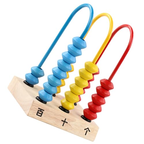 Abaodam 向け知育 三段計器 字認識サポート 多彩ビーズ設計 滑らか縁 耐久性 算学習支援 幼児 小学生向け