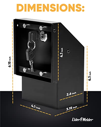 Elder Welder® Hidden Wall Safe Outlet With Key Lock, Electric Socket Safe, Covert Wall Safe, Diversion Outlet Safe, Outlet Hidden Safe, Secret Compartment, Secret Outlet Box For Hiding Money Jewellery #TOP3