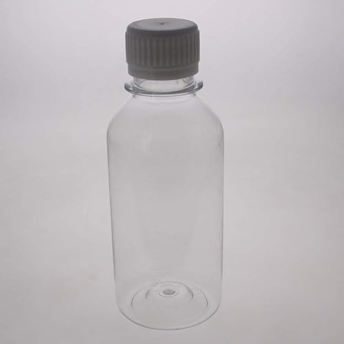Vista 3 de Othmro 10 botellas de plástico de reactivo químico de laboratorio, 6.8 fl oz/6.8 onzas líquidas/6.8 onzas líquidas de boca pequeña/sólida redonda