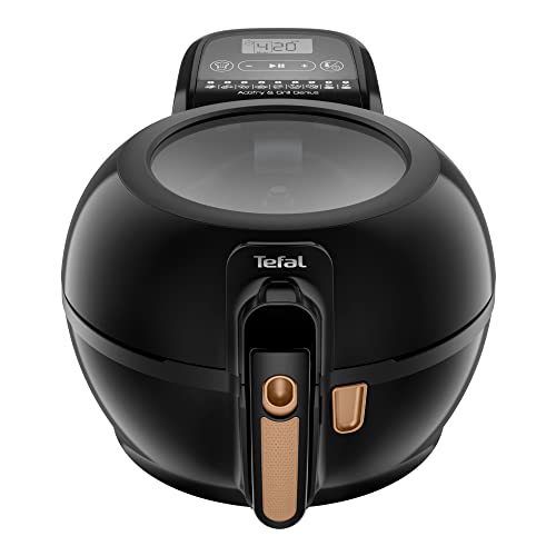 Tefal ActiFry & Grill Genius Heißluftfritteuse, inkl. Grillrost, automatischer Rührarm, 9 aut. Kochprogramme, Kapazität 1,2 kg, gesundes Frittieren ohne Öl, digitales Rezeptbuch, schwarz, FZ7758 – Bild 3