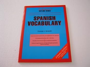 Paperback Schaum's Outline of Spanish Vocabulary Book