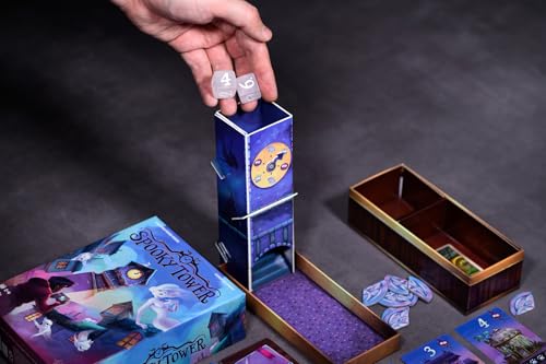 Spooky Tower juego de mesa estrategia familiar rápido miniatura 5