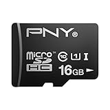 PNY High Performance 16GB High Speed microSDHC Class 10 UHS-1 up to 40MB/sec Flash Memory Card - P-SDU16G10-GE-A (OLD MODEL)