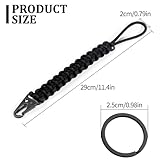 Zoom IMG-1 wolmik 2 portachiavi paracord moschettone Zoom IMG-1 wolmik 2 portachiavi paracord moschettone