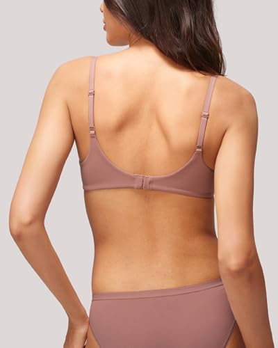 Image of T-Shirt Bras for Women Small Breasted Demi Underwire Lightly Lined Bras 32AA-38A