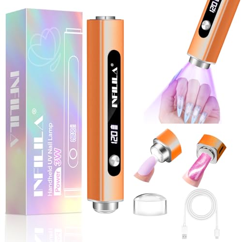 NXJ INFILILA Multi-Functional Handheld UV Light for Gel Nails with
