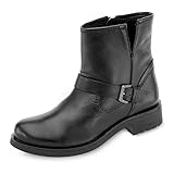 Komfortable Dämpfung Geox Damen Rawelle 1 Buckle Biker Boot Stiefelette, schwarz, 39.5 EU