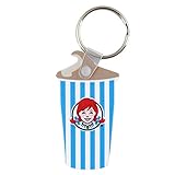[WENDY'S] ラバーキーチェーン ウエンディーズ カップデザイン かわいい レディース メンズ キーリング キーホルダー アメリカン雑貨