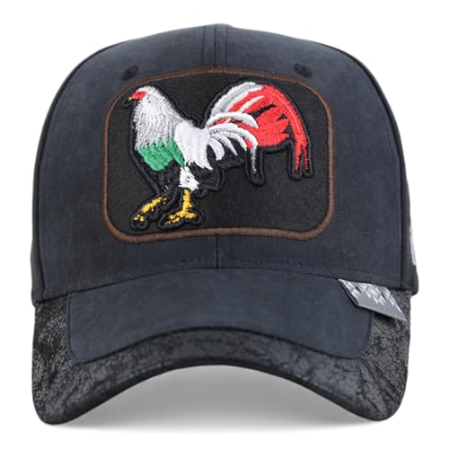 Image of Trendy Apparel Shop Animal Design Square Embroidered Snapback Trucker Cap