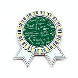 Classification : épingle Green Lits Broche en forme de formule mathématique, M, Métal