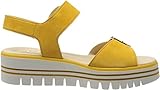 Slingback Gabor Shoes Damen Casual Riemchensandalen, Gelb (Mango 13), 38 EU