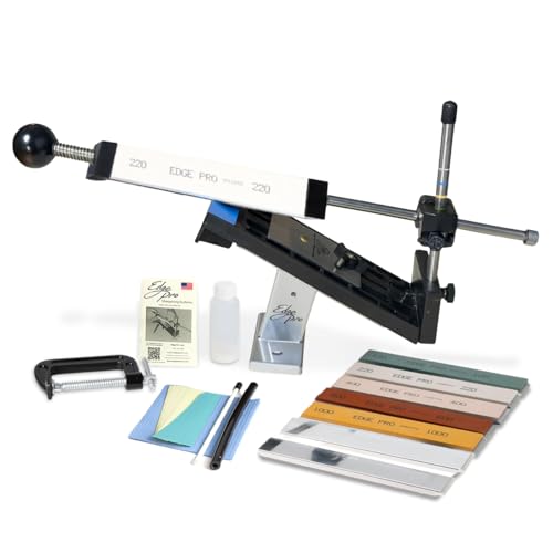 EDGE Pro 4 Plus Professional Knife Sharpening System Kit –...