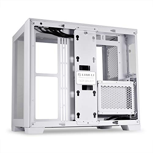 Lian Li O11 Dynamic Dual-Chamber Case - E-ATX (Max 280 mm Wide)/ ATX/Micro-ATX/Mini-ITX - Steel - SFX/SFX-L - Cable Management Friendly - Complete DUST Protection (O11DMINI-S Snow Edition) by Lian Li - Image 7