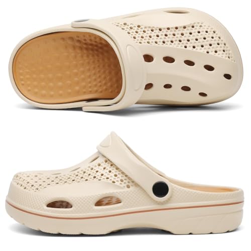 VZQ Women and Men Arch Support Clogs Slip-on Garden Shoes Outdoor Beach Slippers Sandals with Plantar Fasciitis Feet Cushion Insoles3