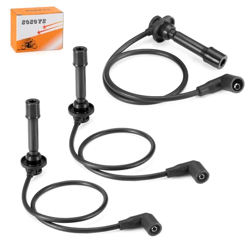 Image of 3Pcs Spark Plug Wire for Kawasaki KAF820 KAT820 | Mule PRO-FX PRO-FXR PRO-FXT 2015-2023 21150-0013