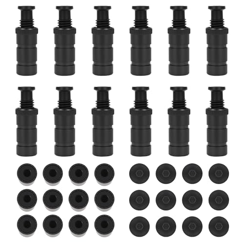 MRHUGE Pool Cover Anchors, Corrosion-Resistant Polymer, Universal Compatibility, Non-Conductive Material, for Swimming Pool Safety Systems (12-Pack)