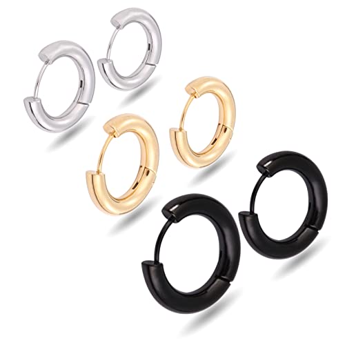 [Adelina Style] t[vsAX lC 4mm ςȂ ߃sAX O sAX 3yA Y fB[X j T[WJXeX AM[Ή (a12mm Vo[EubNES[h 3FZbg)