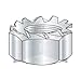 5/16-18 Hex Keps Nuts/Steel/Zinc (Quantity: 1,500 pcs)