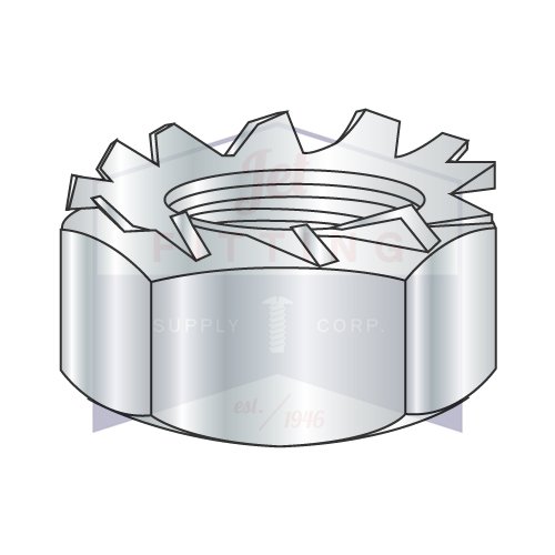 3/8-16 K Lock Nuts | Hex Keps Nuts | External Lock Washer | Steel | Zinc and Bake | Pre-Assembled External Tooth Washer & Nut (Quantity: 1000)