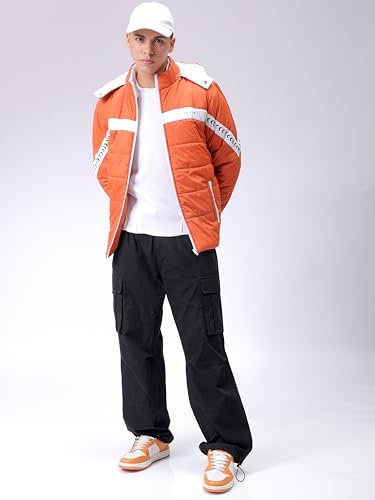 Image of The Indian Garage Co Men Slim Fit Mix & Match Puffer Jackets