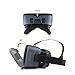 VR Headset, Virtual Reality Headset VR Goggles with Anti Blue Film Lightweight 3D VR Glasses for 3D Videos Movies Games for iPhone/Samsung/Google Smartphone (Black)