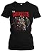 The Suspects Damen Girlie T-Shirt | Horror Shirt Damen - Jason Voorhees Tshirt - Halloween Shirt Damen - Es Tshirt Pennywise - Michael Myers Tshirt Damen (XXL)