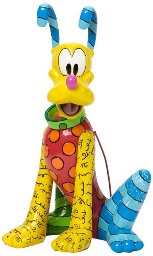 Enesco Disney Britto Pluto Stone Resin Figurine #TOP3