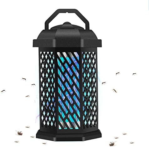 LAICO Bug Zapper Outdoor, Fly Traps Outdoor, 18W and 4200V High Powerful Electric Bug Zapper Indoor for Kitchen Backyard Patio, Mosquito Zapper for Bugs Mosquitoes Gnats Fruit Flies(Black)