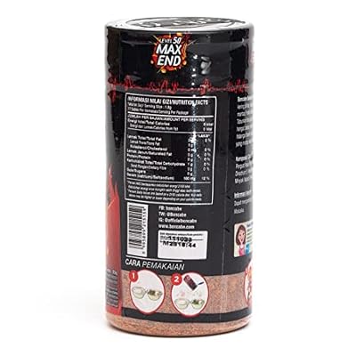 Kobe Bon Cabe Sambal Tabur- Chilli Sprinkles Max End Level-50, 30 Gram (Pack of 1)