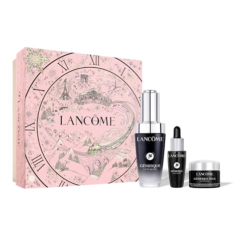 Lancôme Génifique Ultimate Holiday Set Repair Science Anti-Ageing Skincare Includes Ultimate Serum 30ml and 10ml Eye Cream 5ml Limited-Edition Gift Set