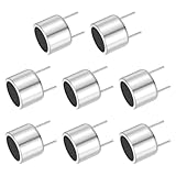 QUARKZMAN 8 Stück Ultraschallmodul Abstandssensor TCT40-16T Hochpräziser Entfernungsmesser Ultraschall-Entfernungsmesssender Silber