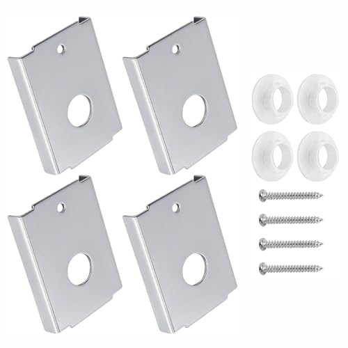 Kit para Puerta Bi-folio 4 Piezas N7192 Soporte de Reparación para Puertas Plegables y Granero miniatura 1