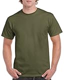 Gildan Blank T-Shirt - Unisex Style 5000 Adult Military Green