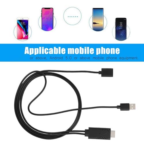 Cable HDMI para Android macho a hembra con adaptador USB 1080P 2