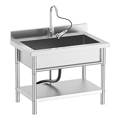 40" Stainless-Steel Sink